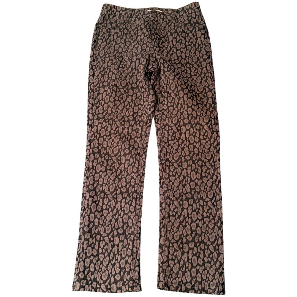 Jones New York Lexington Straight Leg Jeans, Animal Print, Size 6